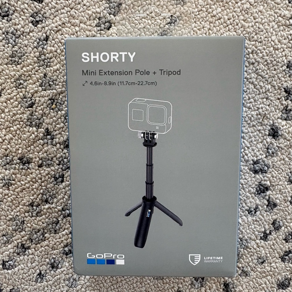 GoPro Shorty Mini Extension Pole and Tripod - Black